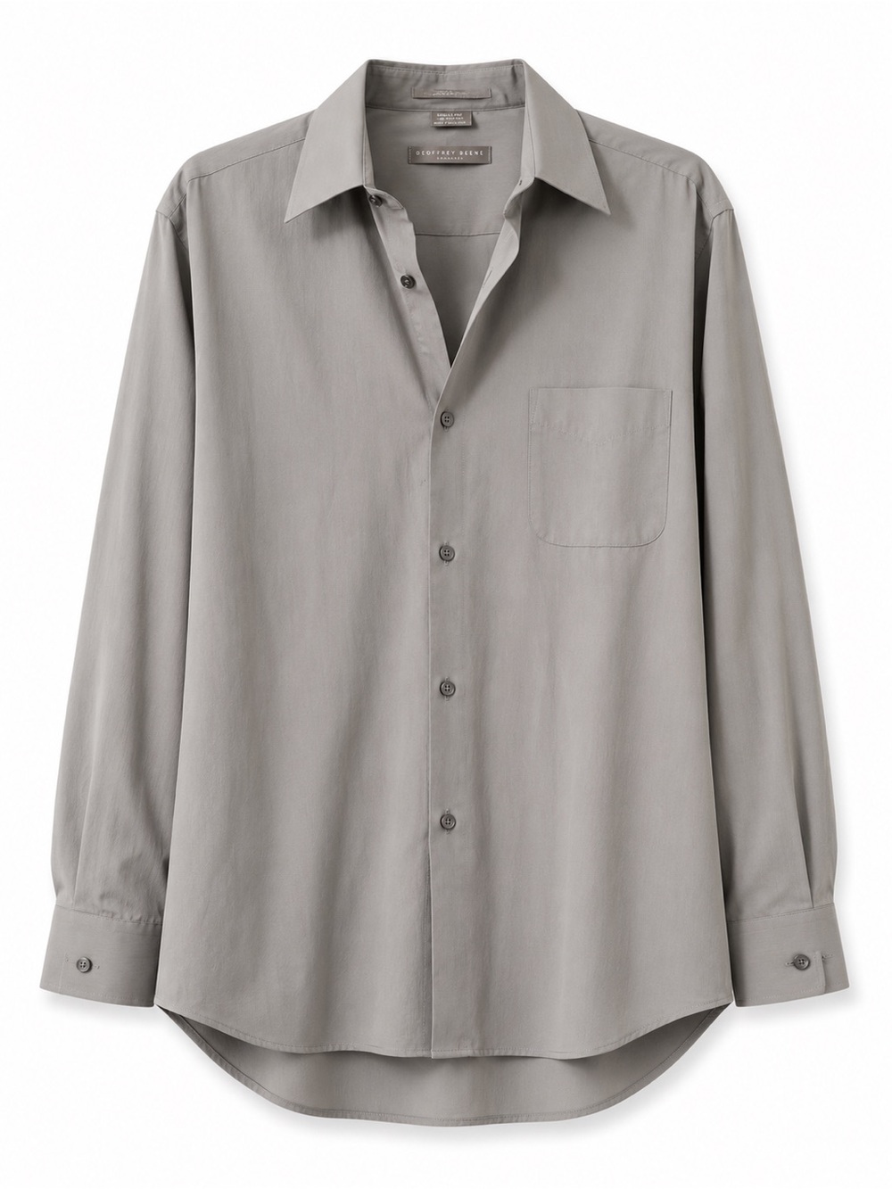 Geoffrey Beene Men’s Gray Dress Shirt – Size L – Great Condition